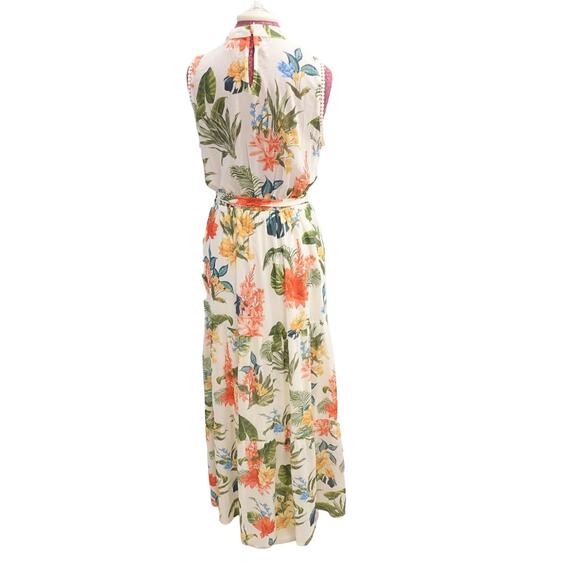 NWOT A.Calin Elegant Tropical Maxi Vacation Luau Beach dress Large - Picture 6 of 11